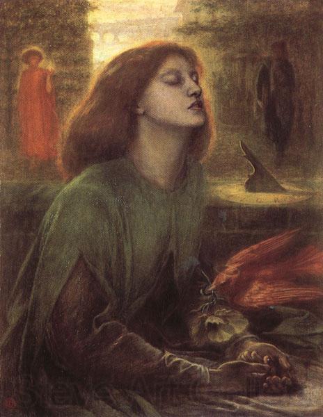 Dante Gabriel Rossetti Beata Beatrix France oil painting art